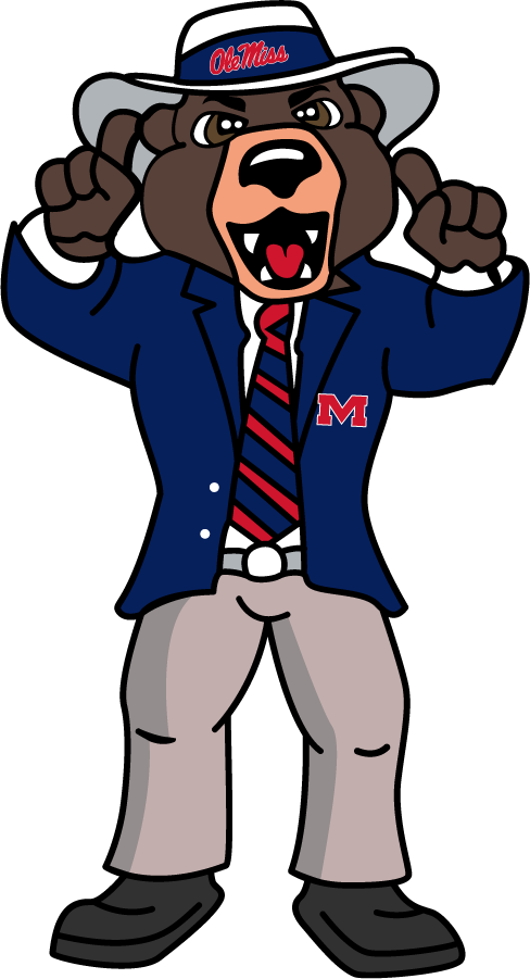 Mississippi Rebels 2010-2018 Mascot Logo v3 diy iron on heat transfer